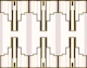 Art Deco Ivory Gold
