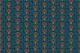 Gold Teal Art Deco Pattern 2