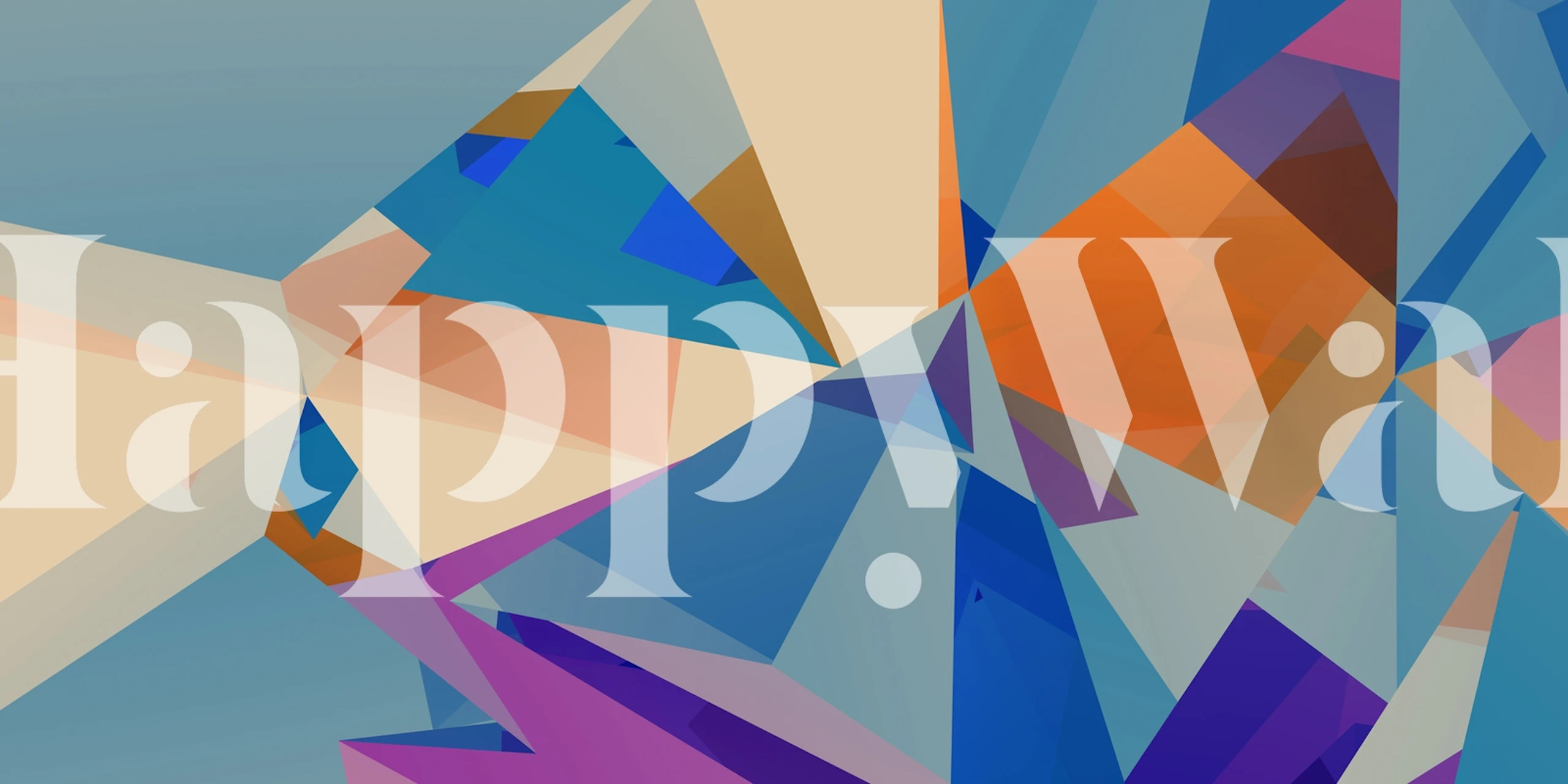 Geometric Pattern tapet i et stilig rom