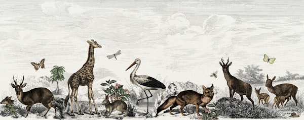 Vintage animals colour