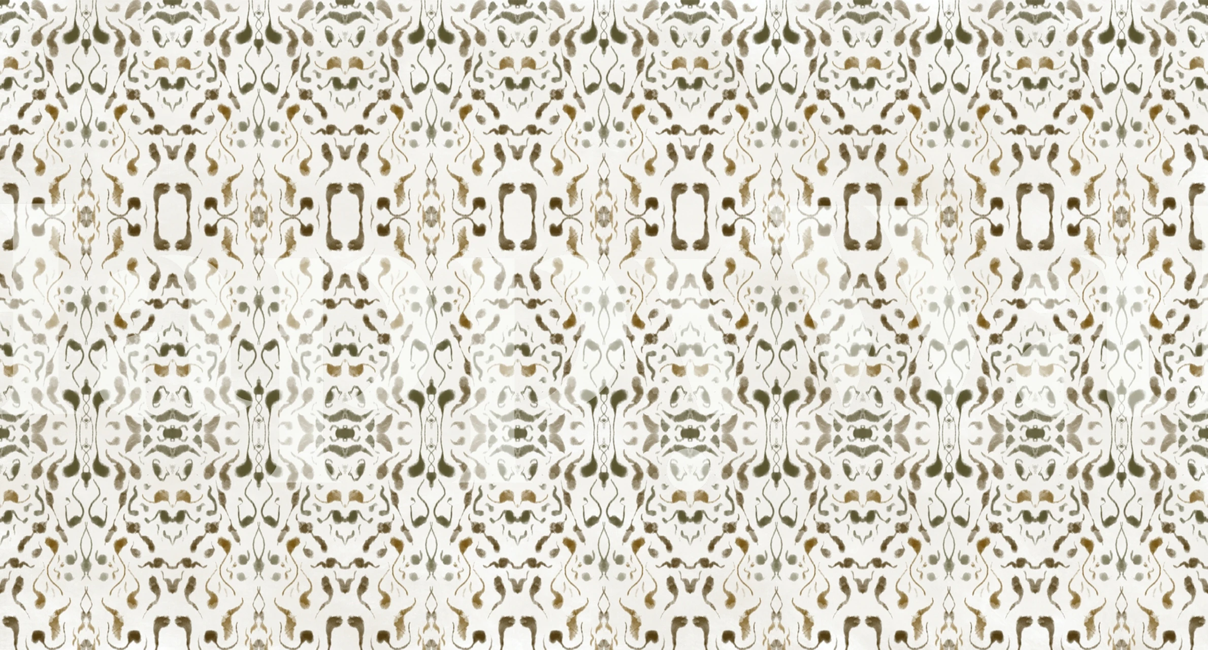 Rorschach Forest tapet vist i et moderne rum