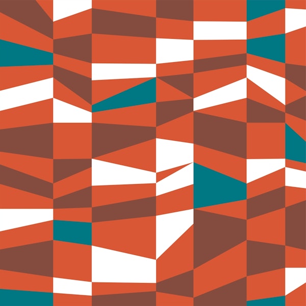 Scandinavian color blocks Rust