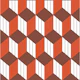 Terracotta Retro Pattern Rust