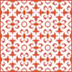 Brunt Orange White Mexican Art