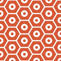 Minimal Orange White Geometric carta da parati