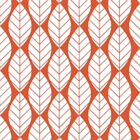 Scandi Minimal Leaves Pattern tapet