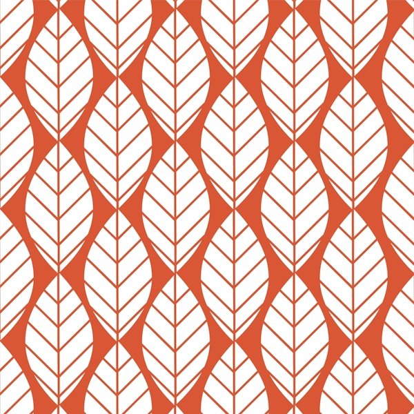 Scandi Minimal Leaves Pattern