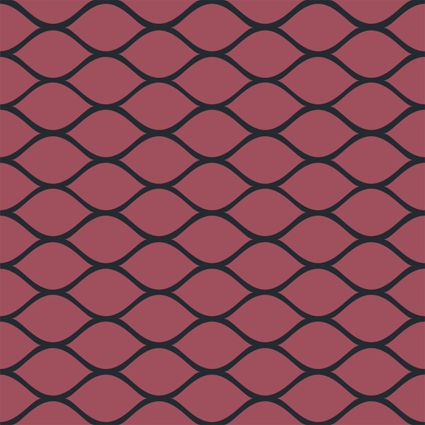 Marsala Ogee Minimal Wall