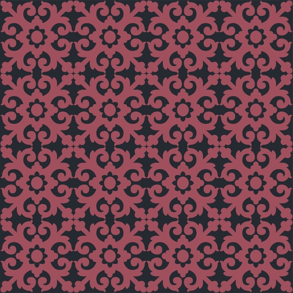 Oriental Ornament Marsala