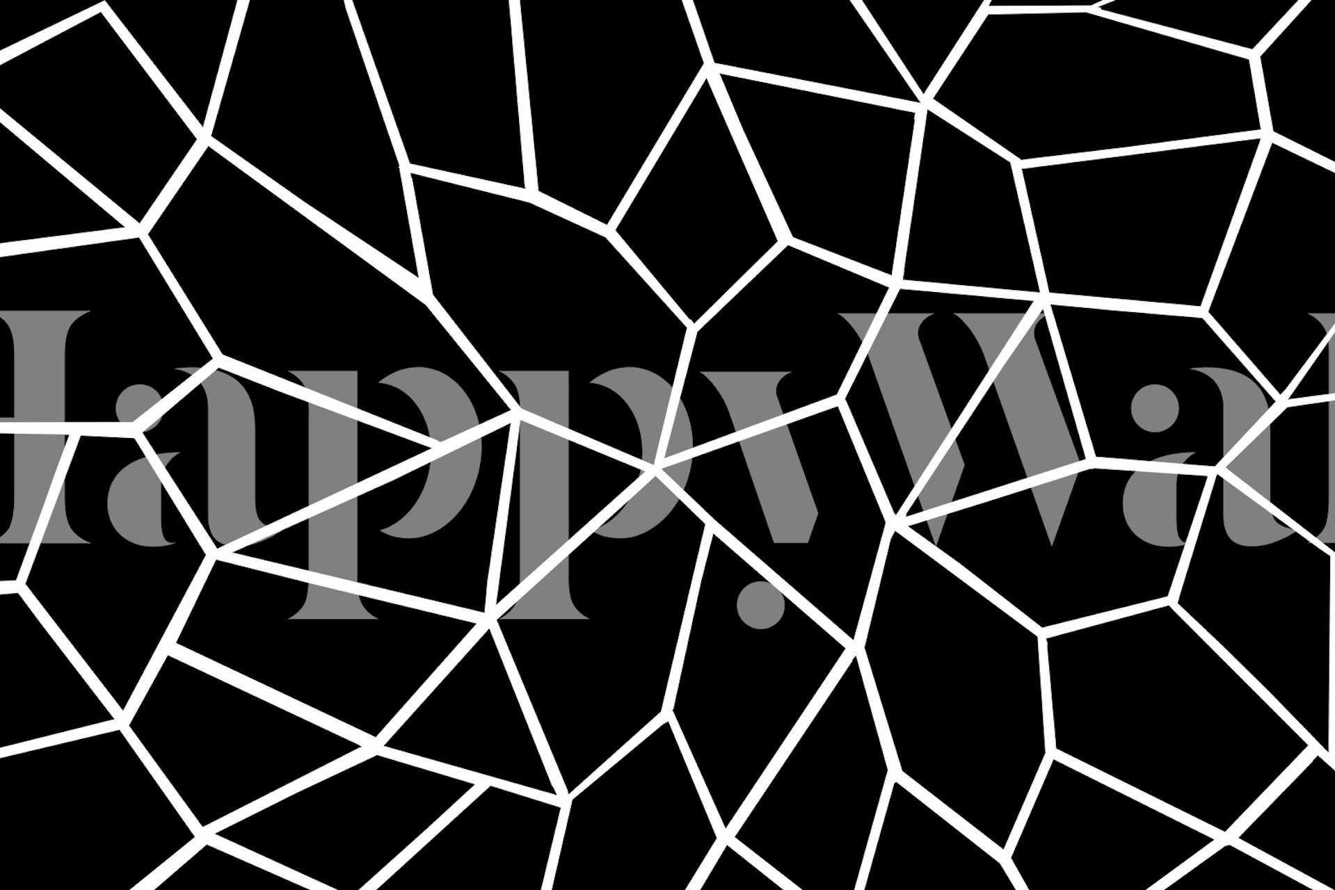 Black and white geometric pattern wallpaper