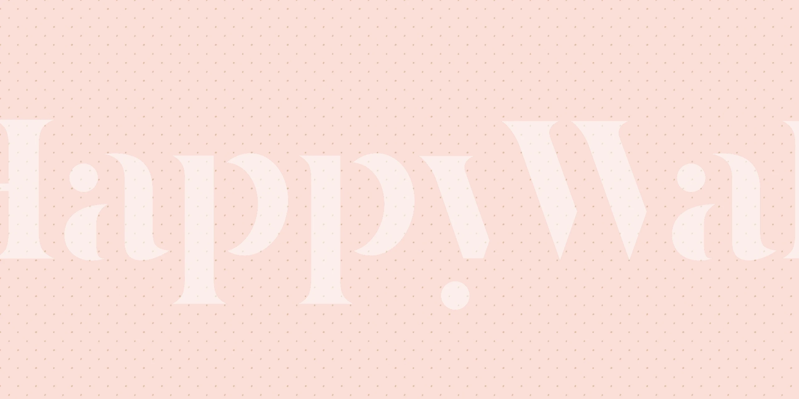 Trendy beige and pink polka dot wallpaper for stylish decor