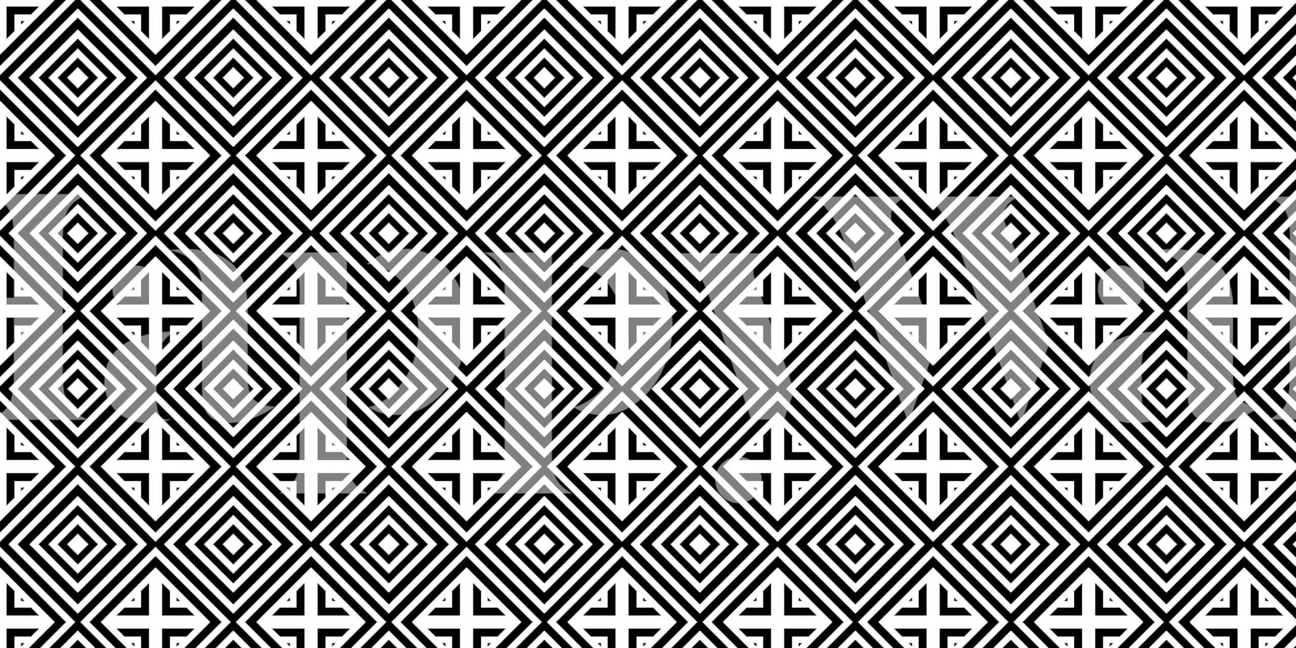 black and white geometric shapes wall mural from happywall.com