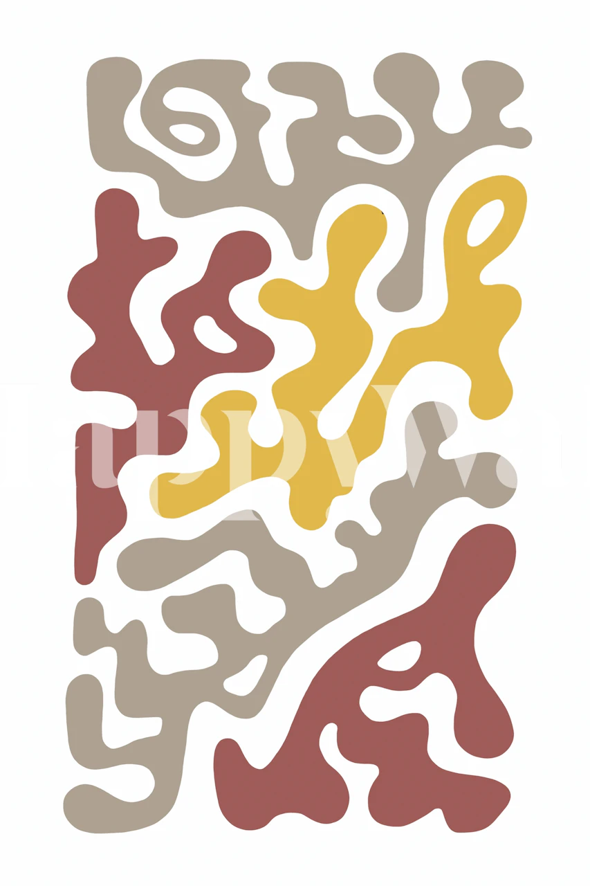 Twisted Beats No 7 wallpaper in a room