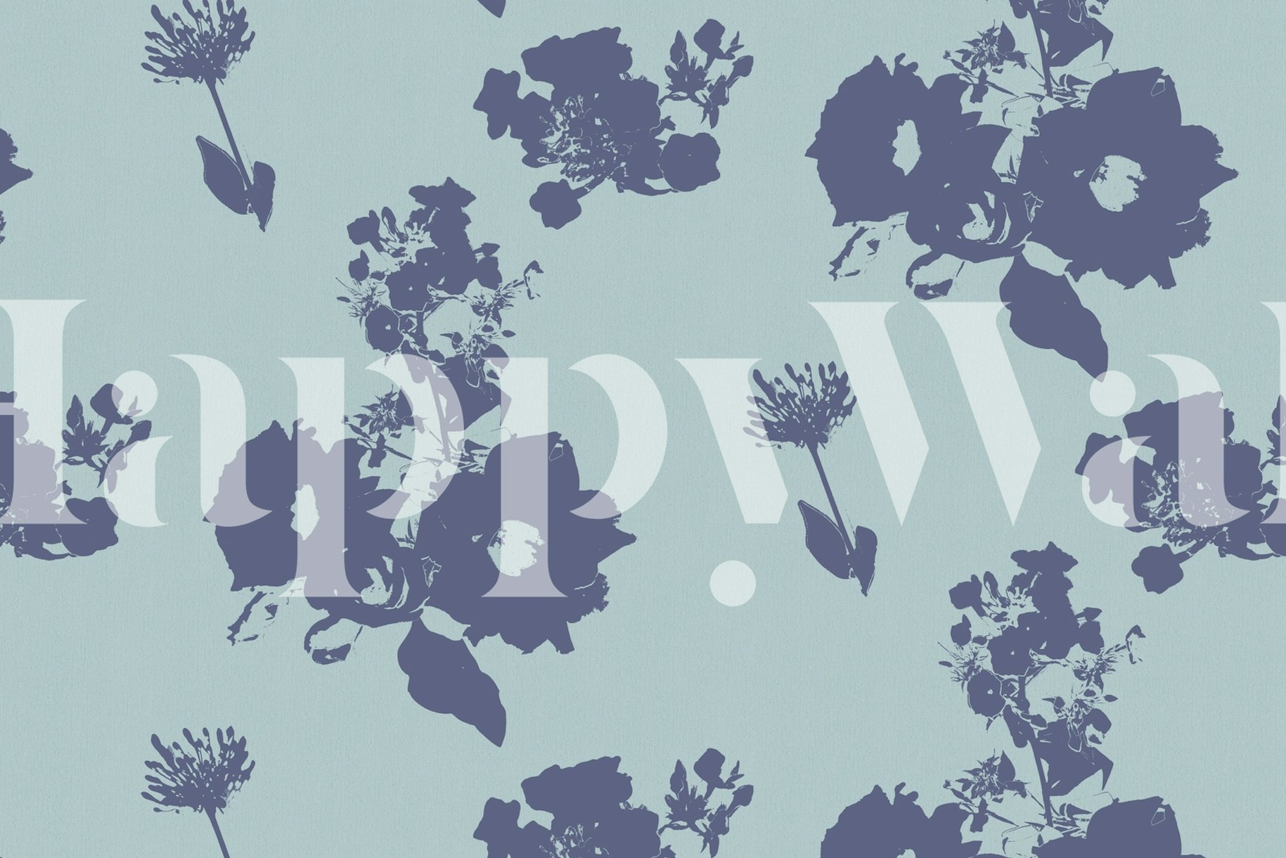 Flower Shadows Wallpaper - Shop High-Quality Wallpapers at Happywall