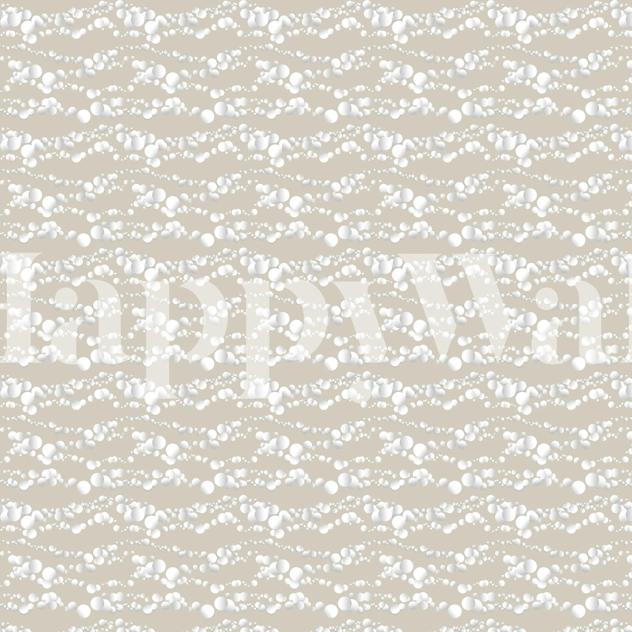 Motivo della carta da parati Vintage Bubbles in una stanza