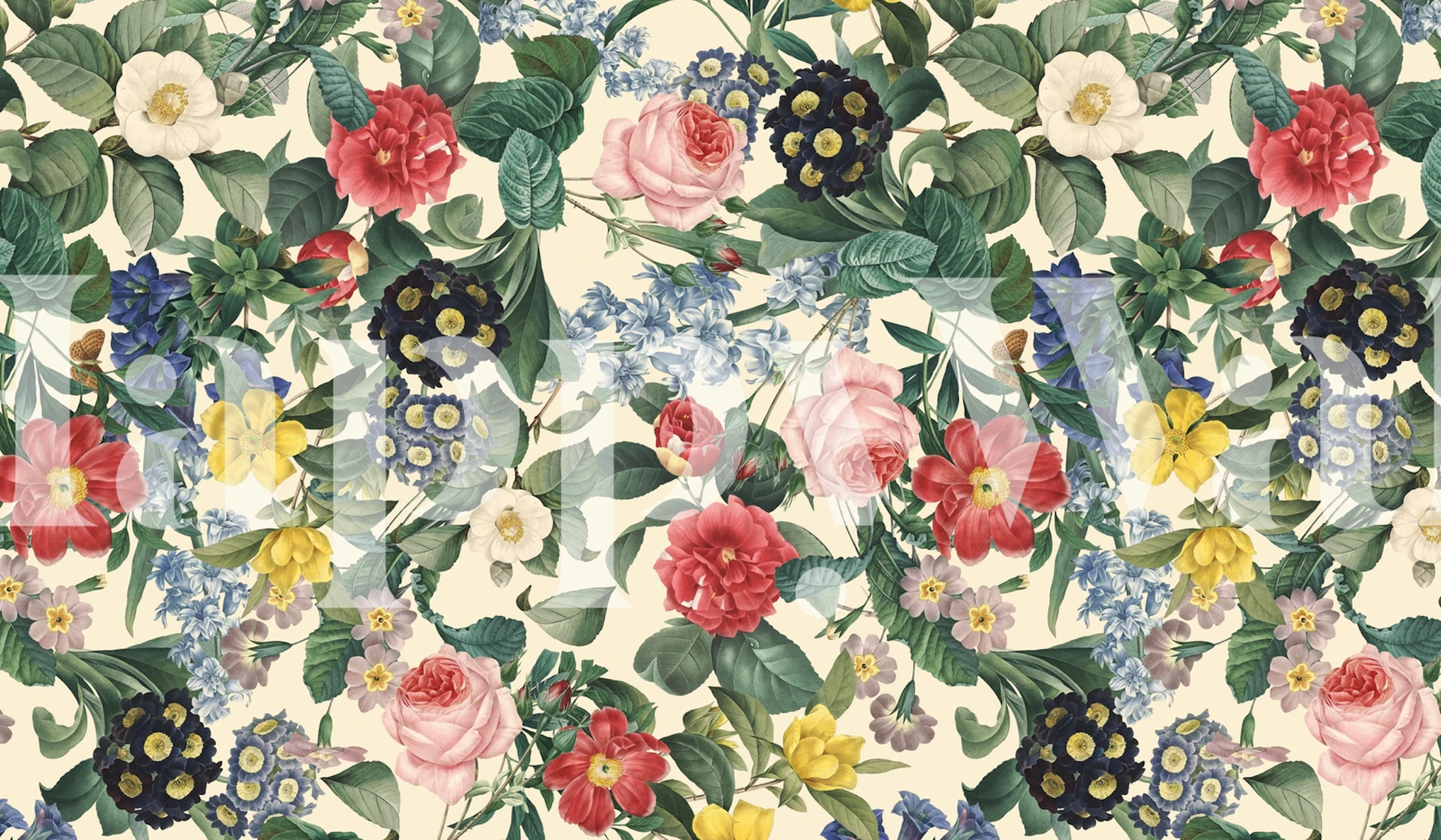 Tapeta Spring-Summer Botanical v pokoji