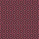 Nordic Dark Red Black Hexagons