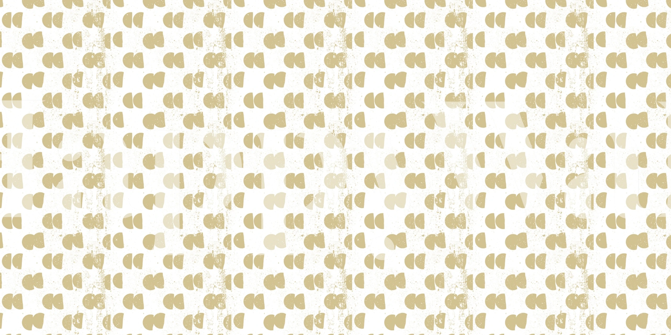 Papel de parede Gold semicircles exibido em uma sala