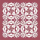 White Oriental ornament wine