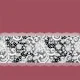White Lace Marsala Black