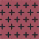 Black Cross Burgundy Wall
