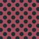 Black Polka Dots Marsala