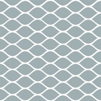 Ogee in white and mint green carta da parati