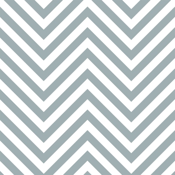 White Duck Egg Blue Chevrons