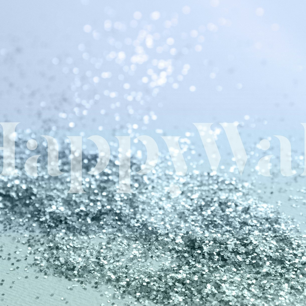 Light Seafoam Blue Glitter 1 wallpaper Happywall