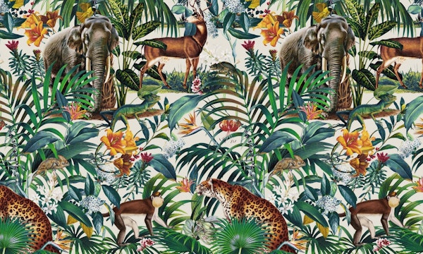 Floral and Animals Pattern III