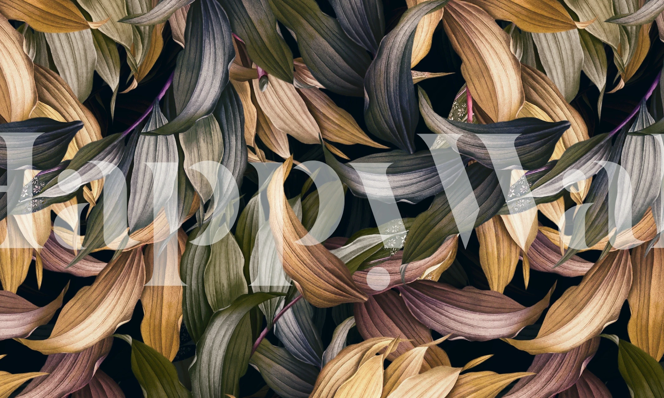 Tropical Magic Forest IV carta da parati in una stanza