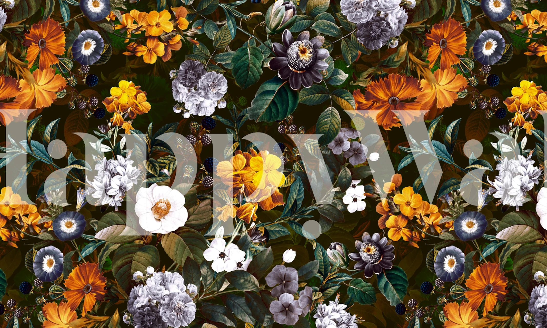 Mysterious Garden tapet vist i et rom