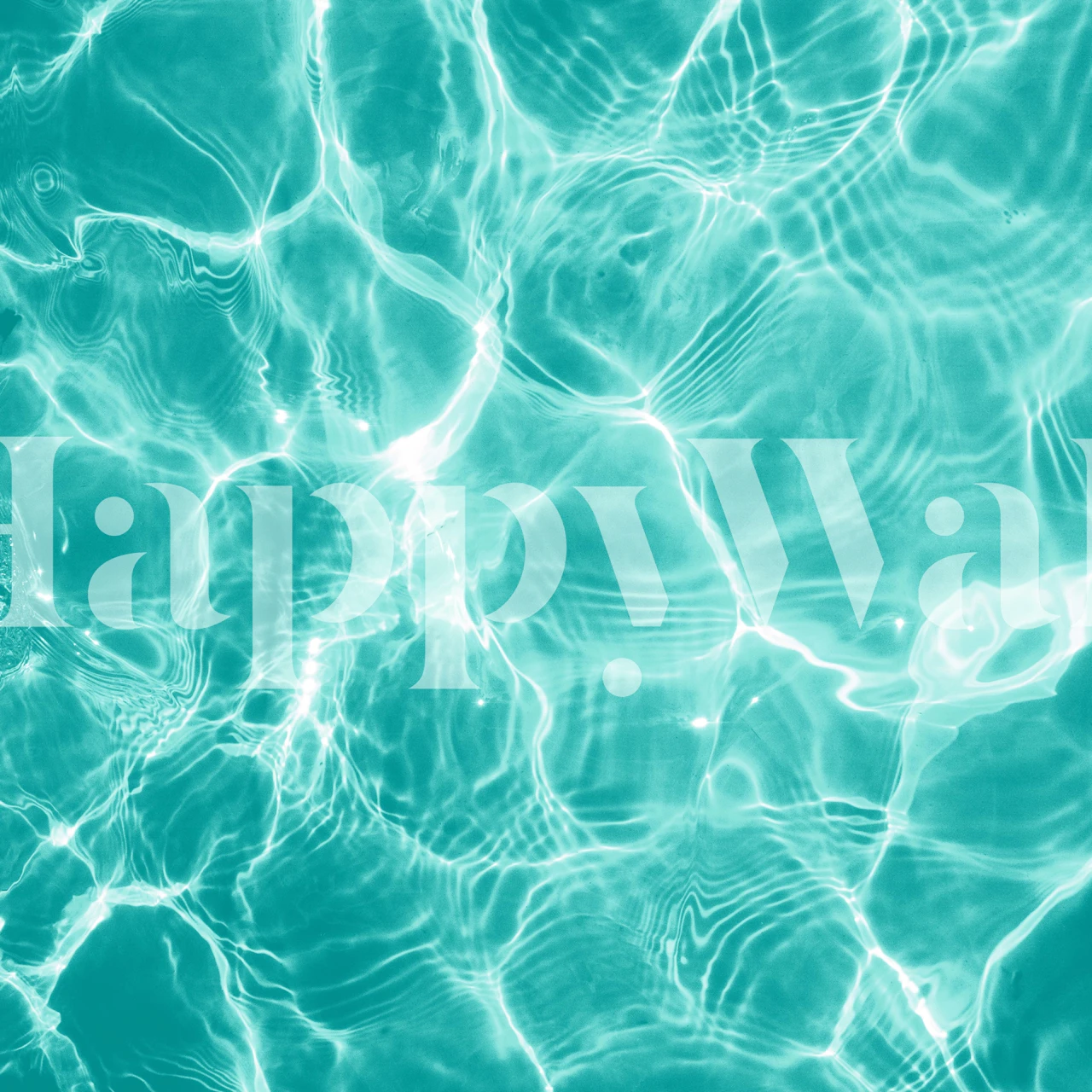 Pool Dream 1 wallpaper design in a room