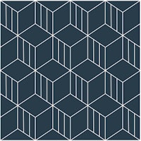Charcoal cube pattern tapetit