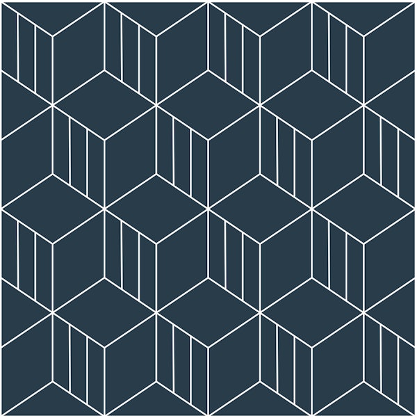 Charcoal cube pattern