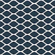Black and white ogee pattern