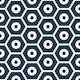 Black and white hexagons