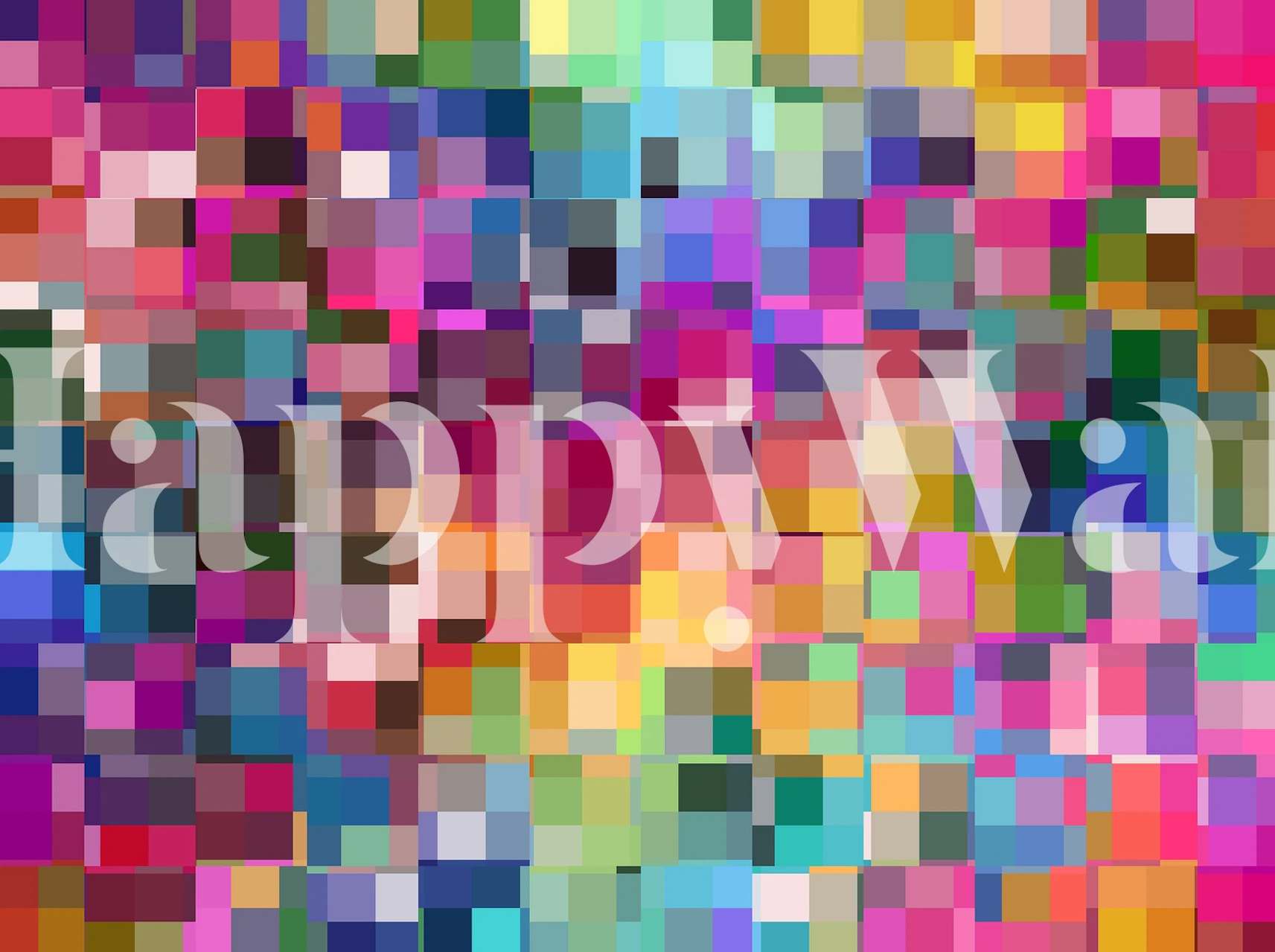 Colorful geometric blocks in vibrant tones wallpaper