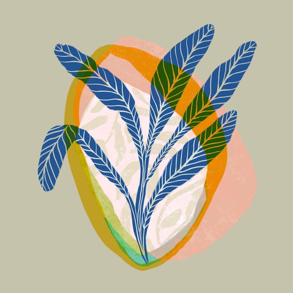 Minimalist Tropical Plant