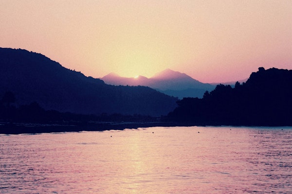 Romantic Pastel Pink Sunset 1