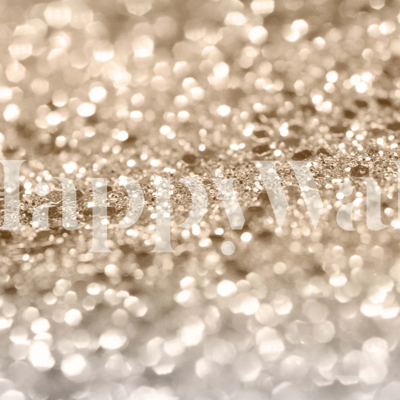 Väggmålning med guldglitterstruktur för elegant inredning