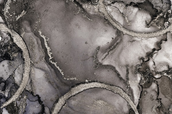 Ink Texture Grey Abstract Art