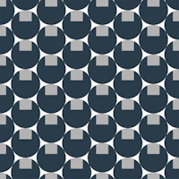 Retro mod circle charcoal wallpaper