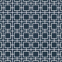 Greek key charcoal white tapete