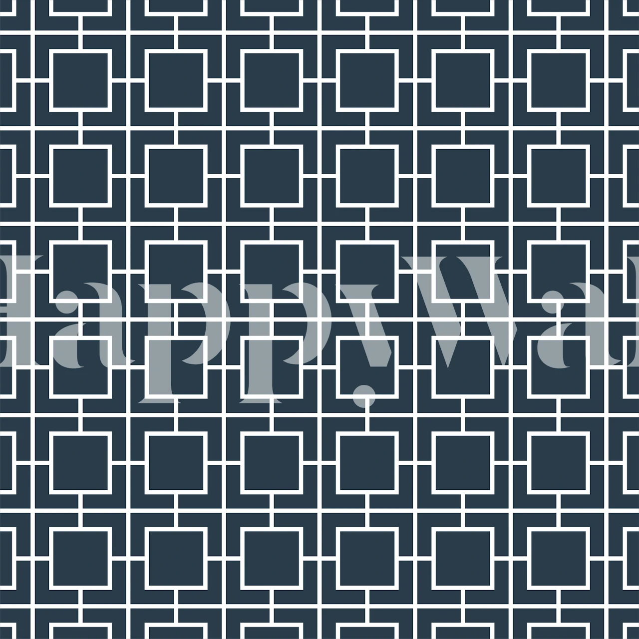 Greek key pattern in charcoal and white geometric wallpaper