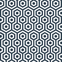 White Grey Hexagon Pattern tapete