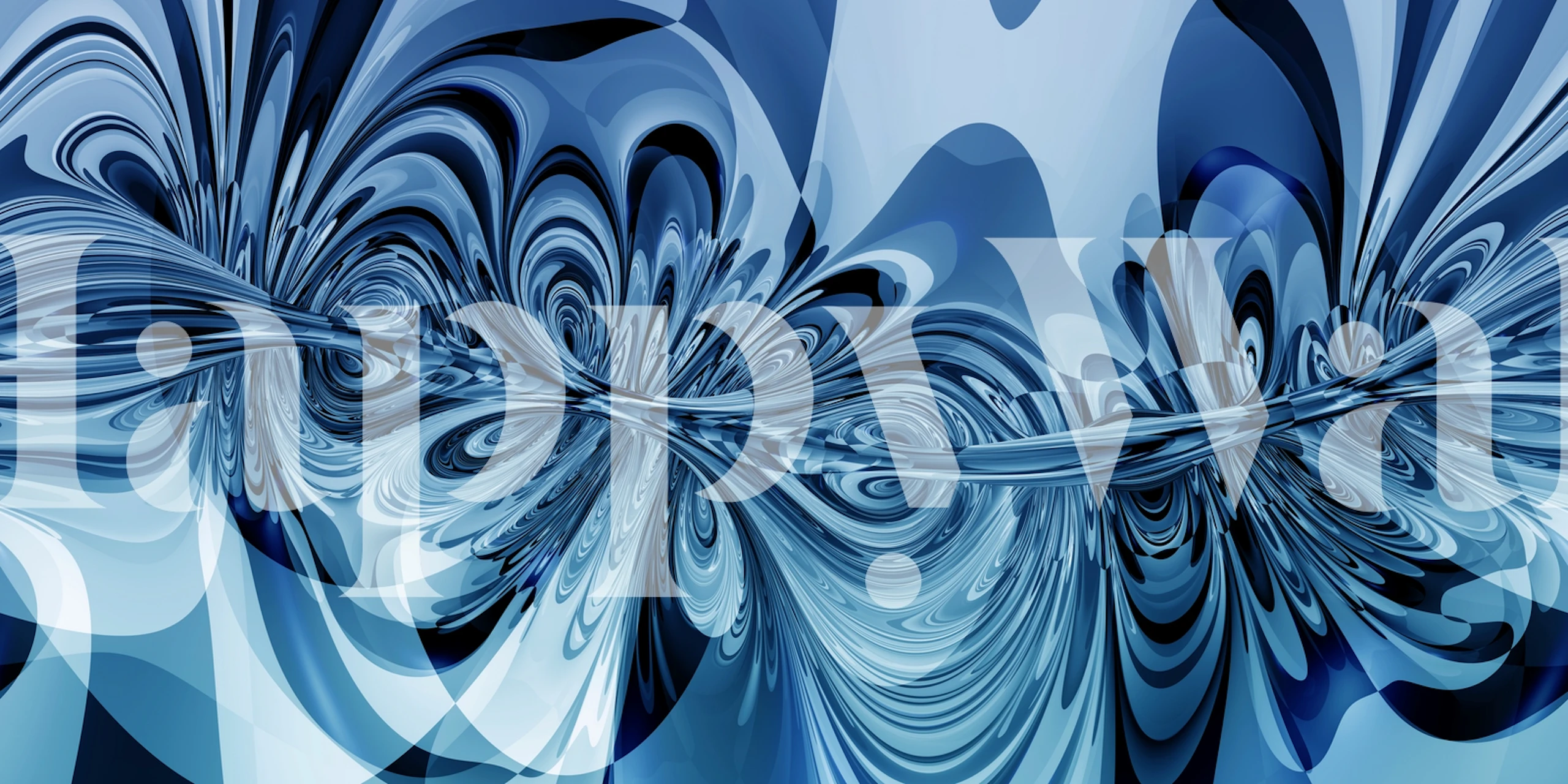 Winding Shapes 7 papier peint dans une pièce