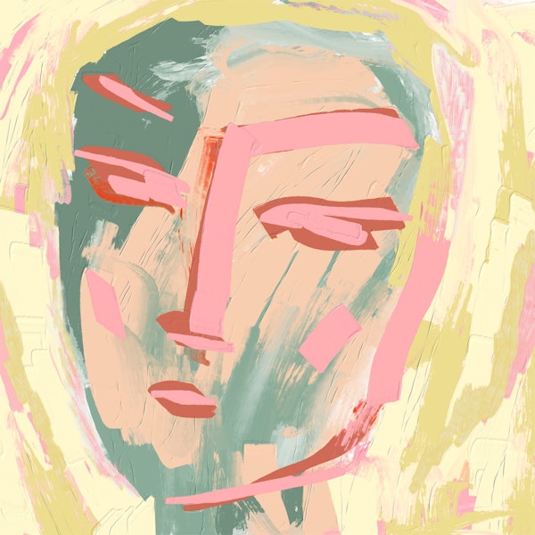 Abstract Portrait I Square
