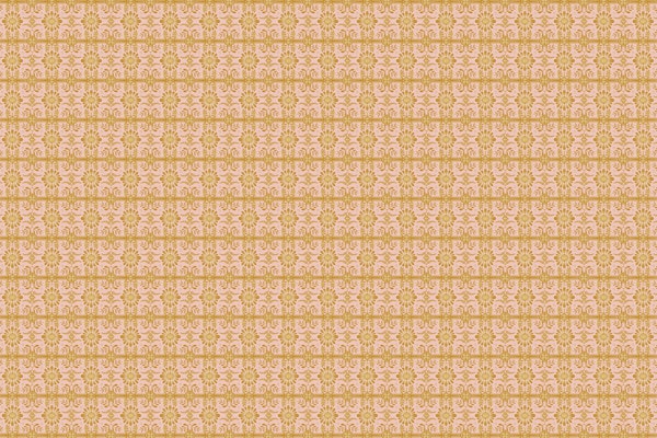 Boho Florals Gold Pink