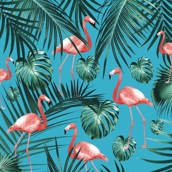 Tropical Flamingo Pattern 8
